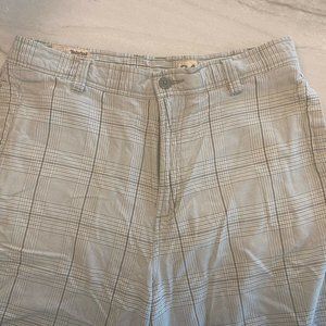 Timberland Mens' plaid shorts, 34, Cotton